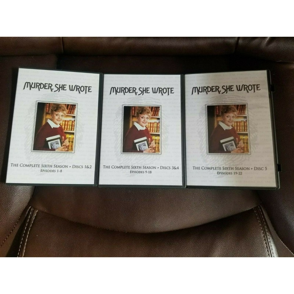 Authentic Murder, She Wrote: Complete Season Six (DVD, 1989)